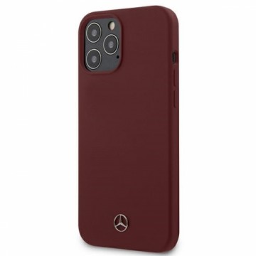 Mercedes MEHCP12LSILRE iPhone 12 Pro Max 6,7" czerwony|red hardcase Silicone Line