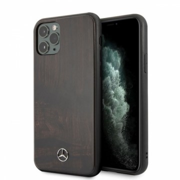 Mercedes MEHCN65VWOBR iPhone 11 Pro Max hard case brązowy|brown Wood Line Rosewood