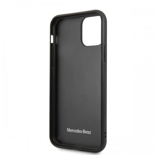 Mercedes MEHCN58VWOBR iPhone 11 Pro hard case brązowy|brown Wood Line Rosewood image 4