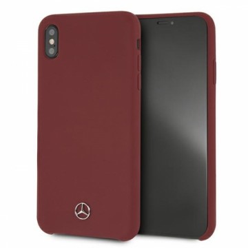 Mercedes MEHCI65SILRE iPhone Xs Max czerwony|red hardcase Silicone Line