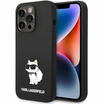 Karl Lagerfeld KLHMP14XSNCHBCK iPhone 14 Pro Max 6,7" hardcase czarny|black Silicone Choupette MagSafe