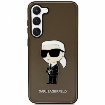Karl Lagerfeld KLHCS23SHNIKTCK S23 S911 czarny|black hardcase Ikonik Karl Lagerfeld