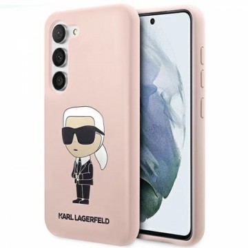 Karl Lagerfeld KLHCS23MSNIKBCP S23+ S916 hardcase różowy|pink Silicone Ikonik