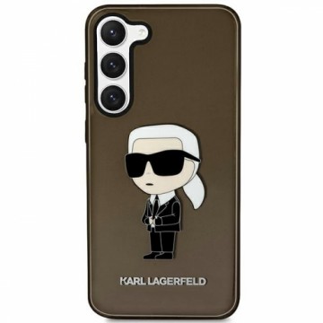 Karl Lagerfeld KLHCS23MHNIKTCK S23+ S916 czarny|black hardcase Ikonik Karl Lagerfeld