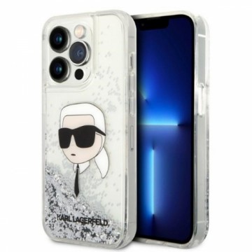 Karl Lagerfeld KLHCP14XLNKHCH iPhone 14 Pro Max 6,7" srebrny|silver hardcase Glitter Karl Head