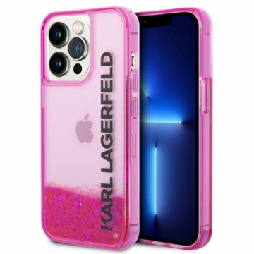 Karl Lagerfeld KLHCP14XLCKVF iPhone 14 Pro Max 6,7" różowy|pink hardcase Liquid Glitter Elong