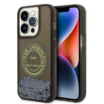 Karl Lagerfeld KLHCP14LLCRSGRK iPhone 14 Pro 6,1" czarny|black hardcase Liquid Glitter RSG