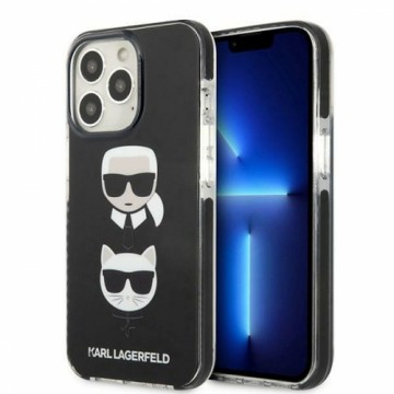 Karl Lagerfeld KLHCP13XTPE2TK iPhone 13 Pro Max 6,7" hardcase czarny|black Karl&Choupette Head