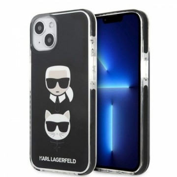Karl Lagerfeld KLHCP13STPE2TK iPhone 13 mini 5,4" hardcase czarny|black Karl&Choupette Head