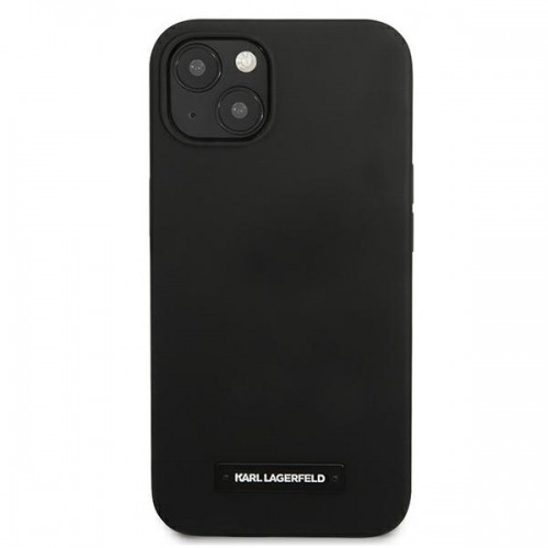 Karl Lagerfeld KLHCP13SSLMP1K iPhone 13 mini 5,4" hardcase czarny|black Silicone Plaque image 3