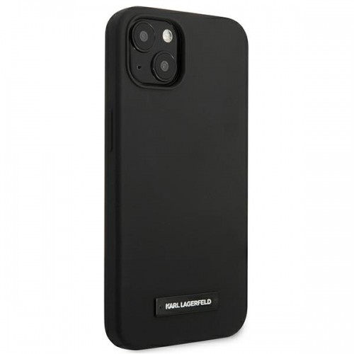 Karl Lagerfeld KLHCP13SSLMP1K iPhone 13 mini 5,4" hardcase czarny|black Silicone Plaque image 4