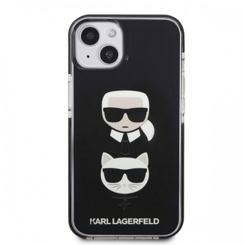 Karl Lagerfeld KLHCP13MTPE2TK iPhone 13 6,1" hardcase czarny|black Karl&Choupette Head image 3