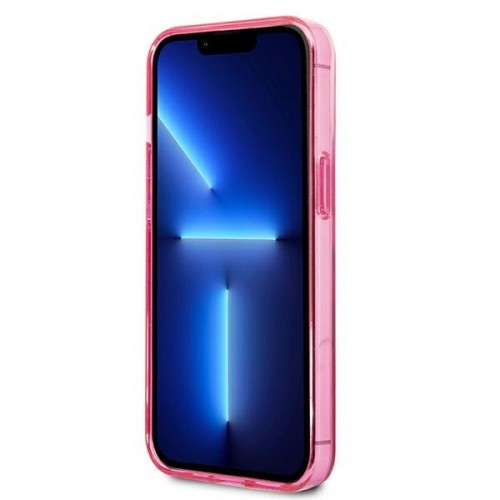 Karl Lagerfeld KLHCP13LTGKCP iPhone 13 Pro | 13 6,1" hardcase różowy|pink Gradient Ikonik Karl & Choupette image 5