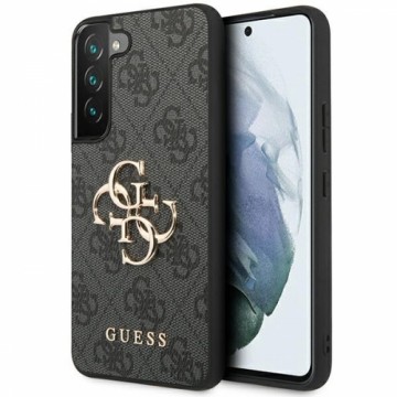 Guess GUHCS23S4GMGGR S23 S911 szary|grey hardcase 4G Big Metal Logo