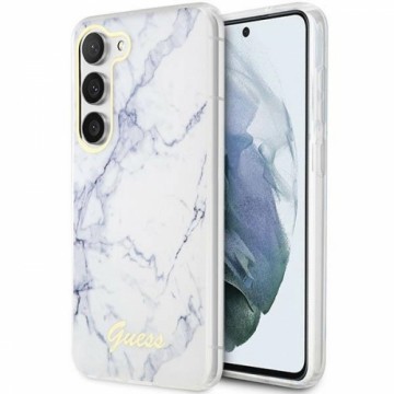 Guess GUHCS23MPCUMAH S23+ S916 biały|white hardcase Marble