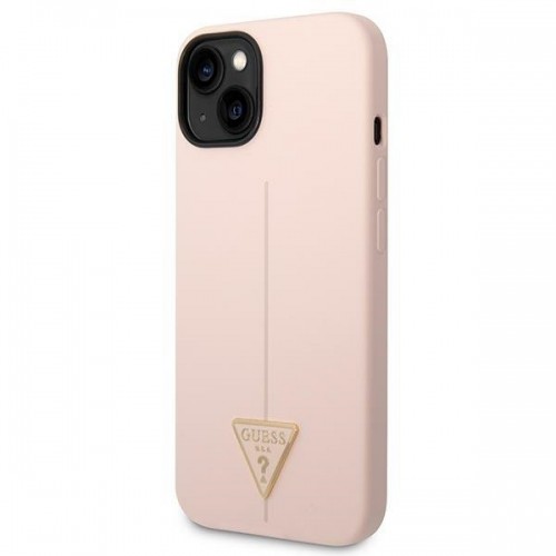 Guess GUHCP14MSLTGP iPhone 14 Plus 6,7" różowy|pink hardcase Silicone Triangle image 2