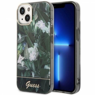 Guess GUHCP14MHGJGHA iPhone 14 Plus 6,7" zielony|green hardcase Jungle Collection