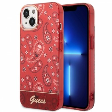 Guess GUHCP14MHGBNHR iPhone 14 Plus 6,7" czerwony|red hardcase Bandana Paisley