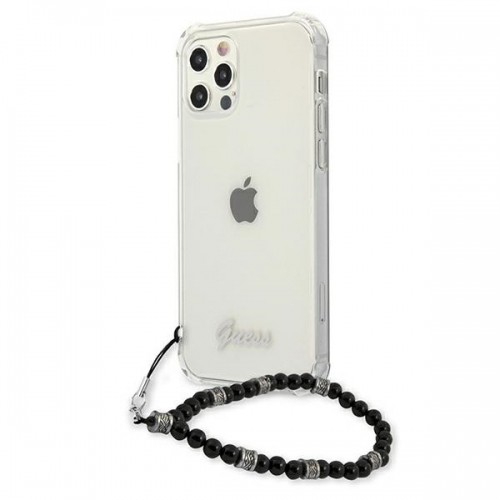 Guess GUHCP12LKPSBK iPhone 12 Pro Max 6,7"  Transparent hardcase Black Pearl image 2