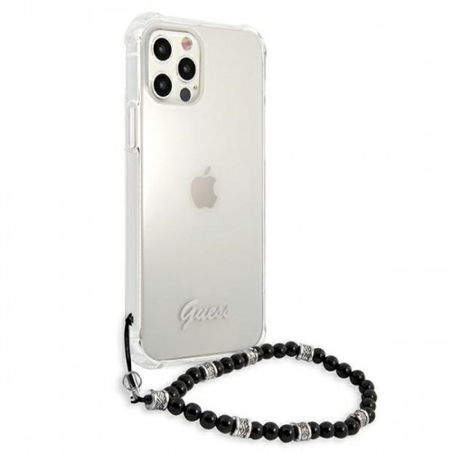 Guess GUHCP12LKPSBK iPhone 12 Pro Max 6,7"  Transparent hardcase Black Pearl image 4