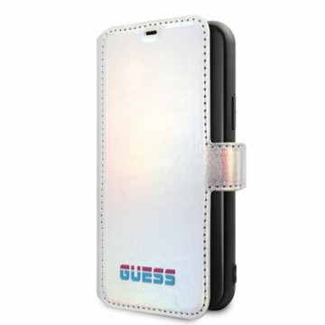 Guess GUFLBKN65BLD iPhone 11 Pro Max srebrny|silver book Iridescent