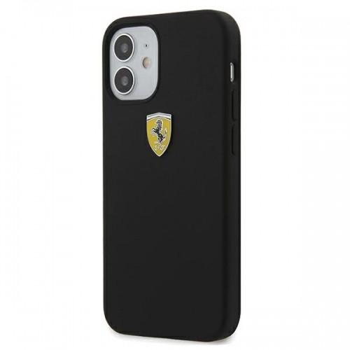 Ferrari FESSIHCP12SBK iPhone 12 mini 5,4" czarny|black hardcase On Track Silicone image 2