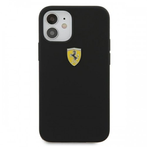 Ferrari FESSIHCP12SBK iPhone 12 mini 5,4" czarny|black hardcase On Track Silicone image 3