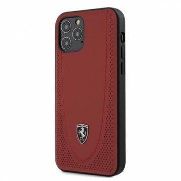 Ferrari FEOGOHCP12MRE iPhone 12|12 Pro 6,1" czerwony|red hardcase Off Track Perforated