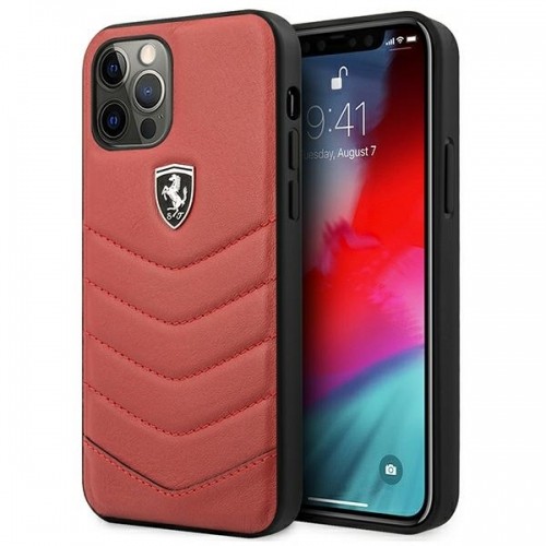 Ferrari FEHQUHCP12MRE iPhone 12|12 Pro czerwony|red hardcase Off Track Quilted image 1