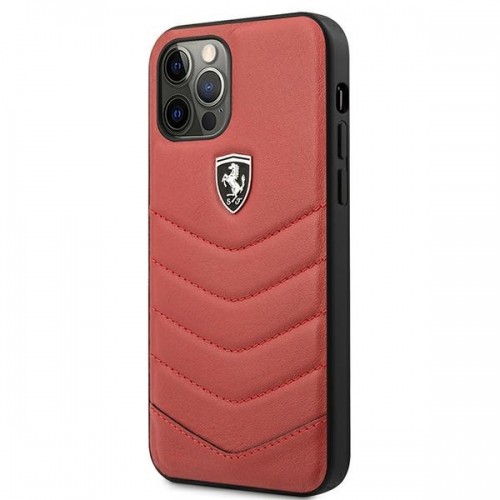 Ferrari FEHQUHCP12MRE iPhone 12|12 Pro czerwony|red hardcase Off Track Quilted image 2