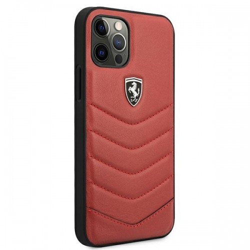 Ferrari FEHQUHCP12MRE iPhone 12|12 Pro czerwony|red hardcase Off Track Quilted image 4