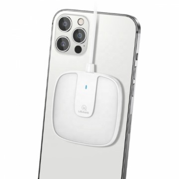 USAMS Ład. indukcyjna US-CD153 magnetic 15W iPhone 12 series biały|white CD153DZ02