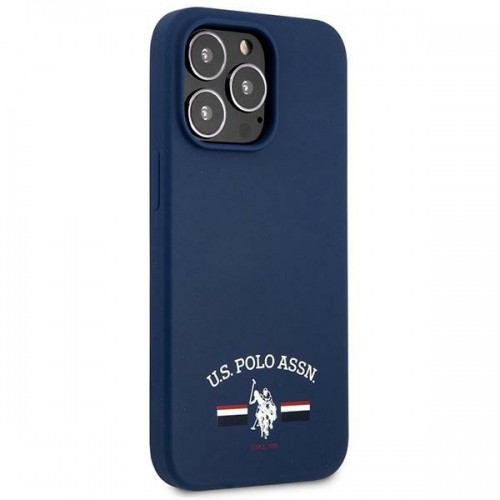 U.s. Polo Assn. US Polo USHCP13LSFGV iPhone 13 Pro | 13 6,1" granatowy|navy Silicone Collection image 4