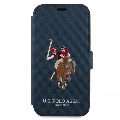 U.s. Polo Assn. US Polo USFLBKP12LPUGFLNV iPhone 12 Pro Max 6,7" granatowy|navy book Polo Embroidery Collection image 2
