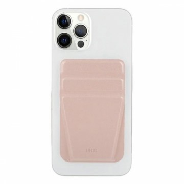 UNIQ Lyft magnetyczny stojak na telefon snap-on stand and card holder różowy|pink