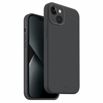 UNIQ etui Lino Hue iPhone 14 Plus 6,7" Magclick Charging szary|charcoal grey