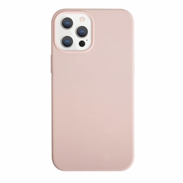 UNIQ etui Lino Hue iPhone 12 Pro Max 6,7" różowy|blush pink Antimicrobial
