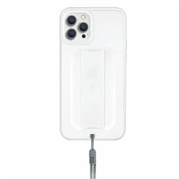 UNIQ etui Heldro iPhone 12|12 Pro 6,1" biały|natural frost Antimicrobial