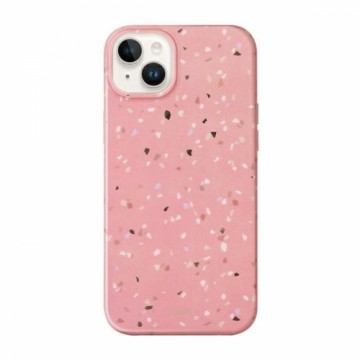 UNIQ etui Coehl Terrazzo iPhone 14 Plus 6,7" różowy|coral pink