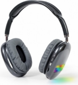 Austiņas Gembird Bluetooth Stereo Headset with LED Light Effect Black