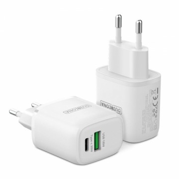 OEM Dux Ducis Duzzona wall charger T2 - USB + Type C - PD 30W white