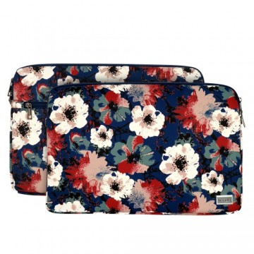 OEM Wonder Sleeve Laptop 15-16 inches blue and camellias