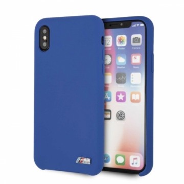 Original Case BMW Hardcase Silicone M Collection BMHCPXMSILNA for Iphone X|XS Blue
