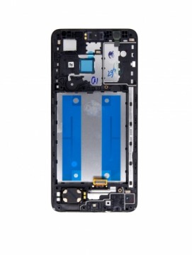 LCD display + Touch Unit + Front Cover Samsung A013 Galaxy A01 Core Black (Service Pack)