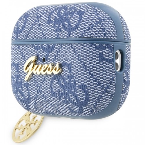 Guess GUAP2G4GSMB AirPods Pro 2 cover blue|blue 4G Charm Collection image 3