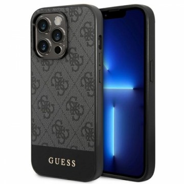 Guess 4G Stripe Case for iPhone 14 Pro Grey