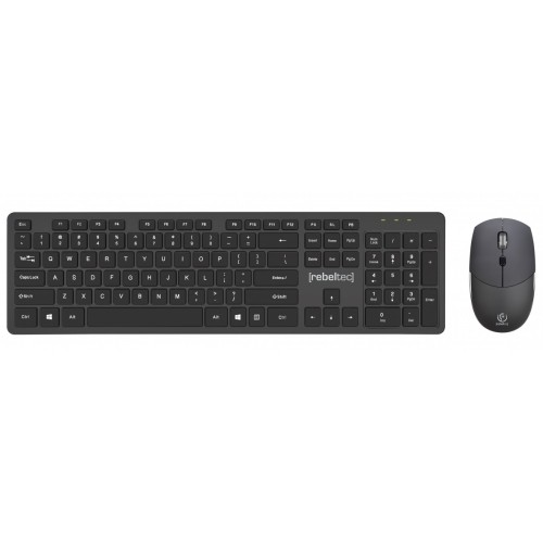 Rebeltec wireless set keyboard + mouse Combo Maxim image 1
