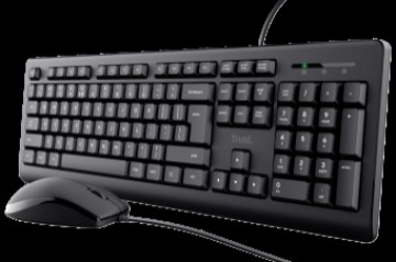 Trust Keyboard + Mouse 23970 Black