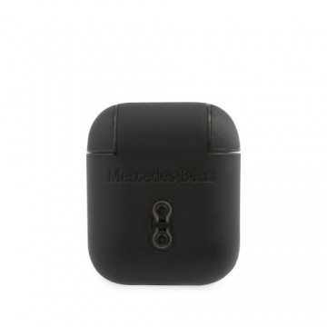 Mercedes Leather Case for AirPods 1|2 Black