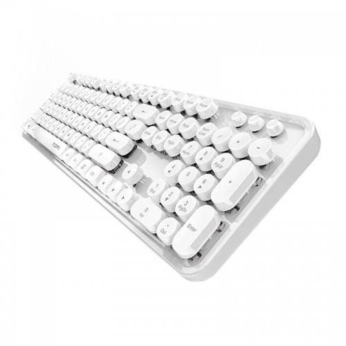Wireless keyboard + mouse set MOFII Sweet 2.4G (white) image 3